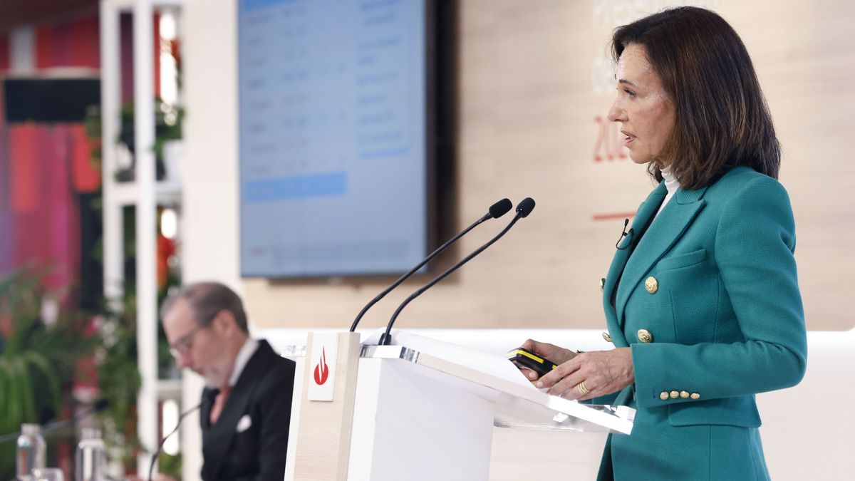 La presidenta del Banco Santander, Ana Botín presenta los resultados 2024.