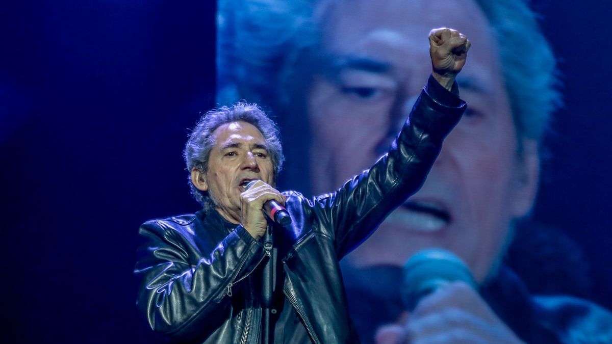 Miguel Ríos en el WiZink Center en marzo de 2022